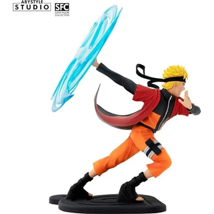 ABYstyle Naruto - Uzumaki Naruto SFC, PVC-Sammelfigur, Höhe 19 cm, Maßstab 1:10, Sage-Modus mit Wind Style: Rasenshuriken-Technik – Bild 5