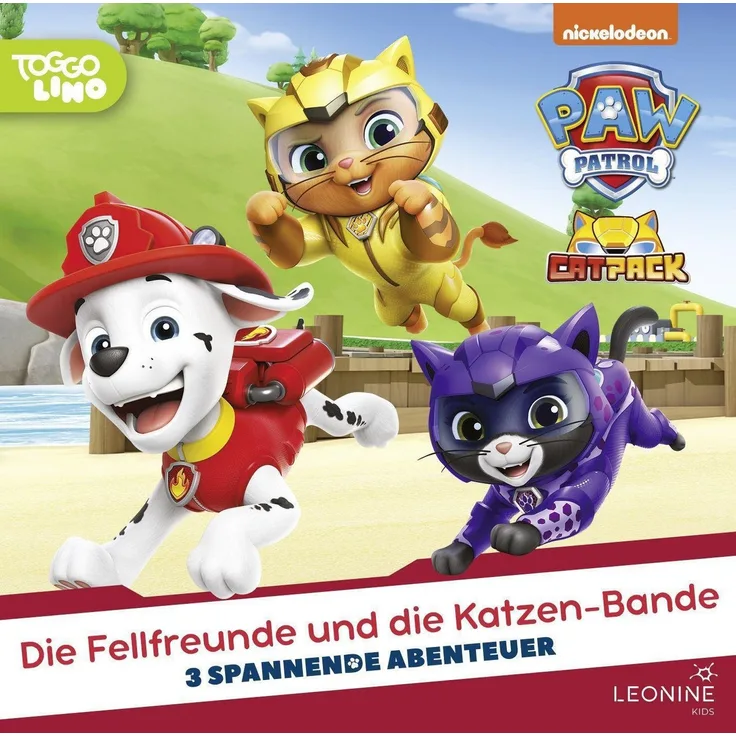 Leonine Hörspiel PAW Patrol CD 65 Die Fellfreunde und die Katzen-Bande, spannende Abenteuer mit den beliebten Fellfreunden