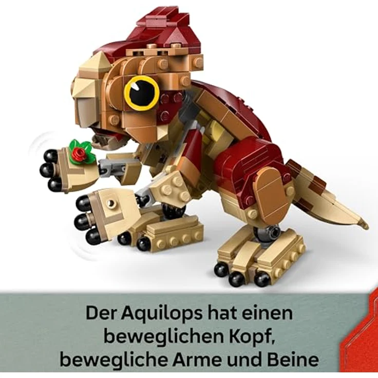 LEGO Jurassic World 76970, Babydinosaurier Dolores: Aquilops, 339 Teile, bewegliche Figur, für Kinder ab 7 Jahren, Maße: 20cm x 15cm x 11cm – Bild 3
