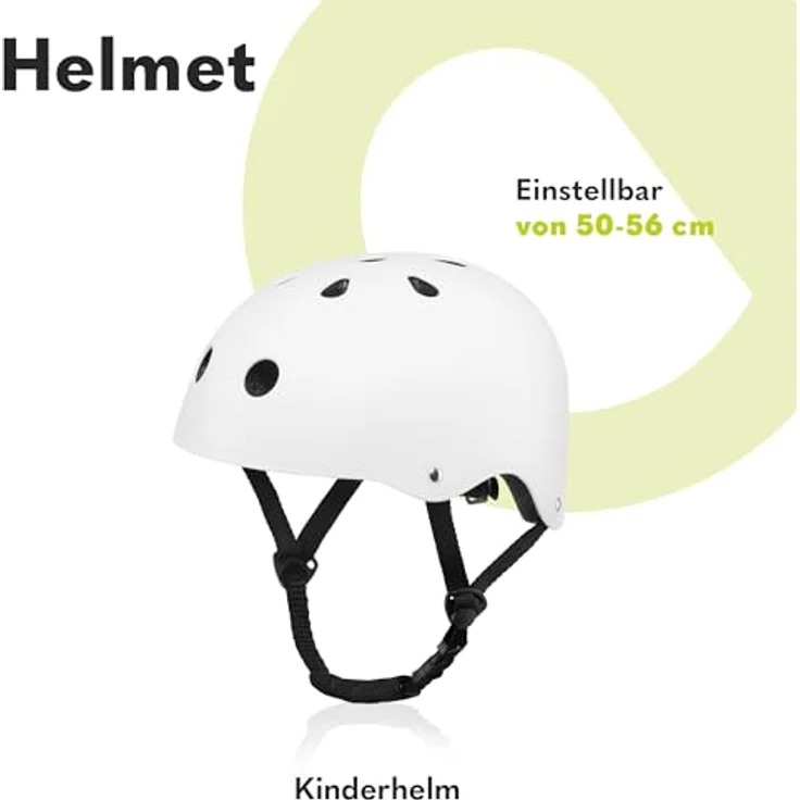 Lionelo Helmet Explorer Sicherheitshelm, verstellbar, Zertifiziert, Größe S (50–56 cm), stoßdämpfend und belüftet, für kreative Kreide- und Marker-Anpassung, blau – Bild 2