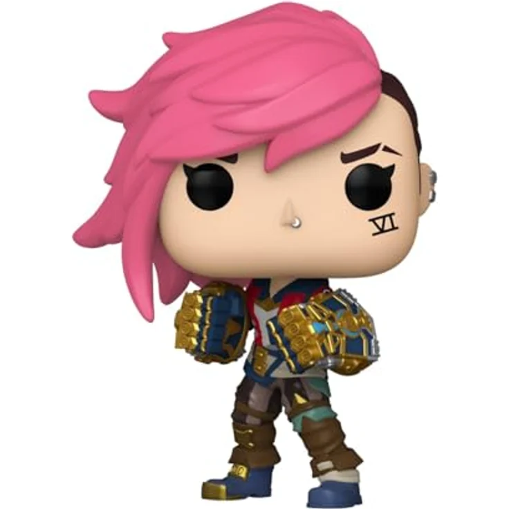Funko Pop! TV: Arcane LOL - Vi - ca. 9,5 cm Vinyl-Sammelfigur aus hochwertigem, haltbarem Material - ideales Geschenk für League of Legends Fans und Sammler – Bild 2