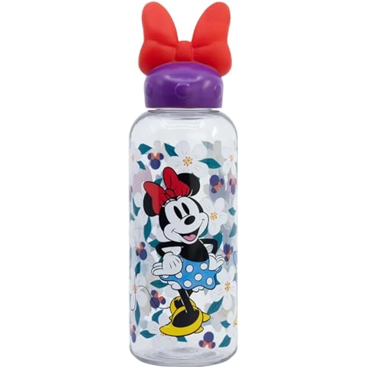 Stor Wiederverwendbare Trinkflasche Minnie Maus 560ml BPA-frei, Tritan mit 3D-Figur Deckel für Kinder – Bild 1