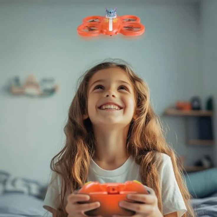 Lexibook My Flying Stitch RC, Ferngesteuertes 3D-Stitch Raumschiff mit Gestensteuerung und Loopings, für Innenbereich – Bild 5