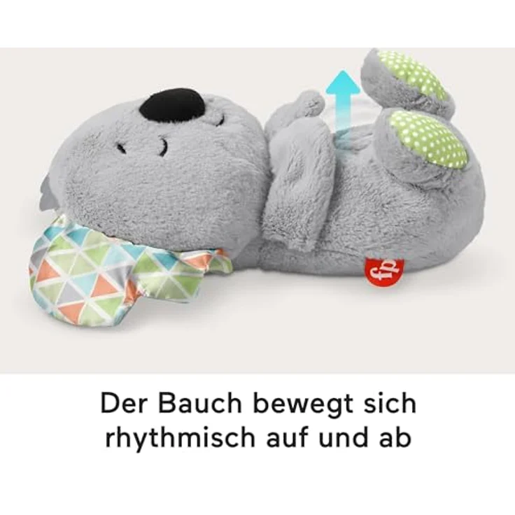 Fisher-Price HBP87 - Schlummer-Koala, musikalisches Kuscheltier mit realistischen Atembewegungen, Babyspielzeug für Babys ab der Geburt – Bild 4