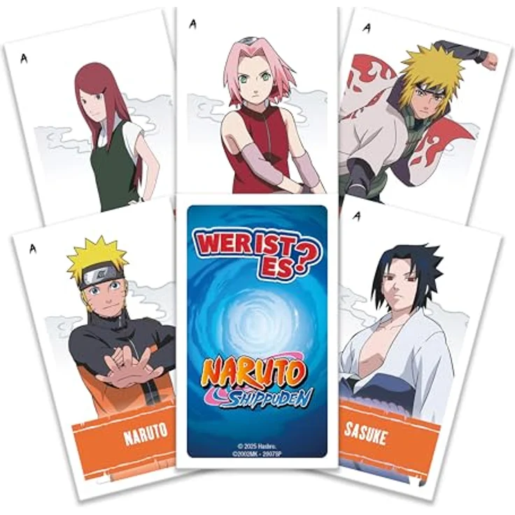 Winning Moves Wer ist es? Naruto Edition, Brettspiel mit 48 Naruto-Charakteren für 2 Spieler ab 8 Jahren, Deutsch – Bild 5