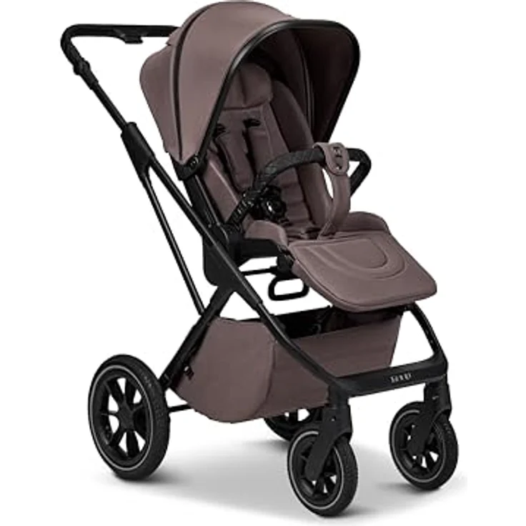 Moon PIÙ Kinderwagen / Kombikinderwagen mit vielseitigen Funktionen, grau – Bild 6