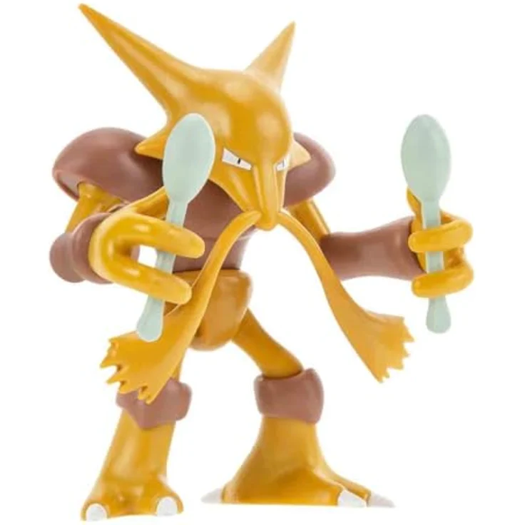 Jazwares Pokémon Battle Feature Figur Simsala, 11 cm Actionfigur in Battle-Pose – Bild 2