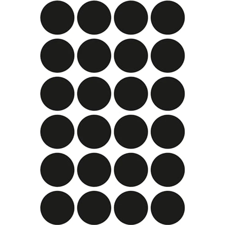 AVERY Zweckform Klebepunkte 3003, selbstklebend, schwarz, Ø 18 mm, 96 Stück, dauerhaft haftend, aus hochwertigem Schreibpapier – Bild 8