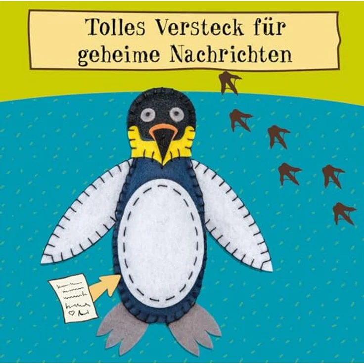 Kosmos Kreativset AllesKönnerKiste, Nähspaß mit Pinguin Juri, für Die Schule der magischen Tiere, inklusive farbiger Anleitung und Füllwatte – Bild 4