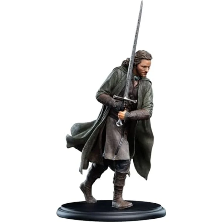 Weta Workshop Herr der Ringe Mini Statue Aragorn, detailreiche Sammelfigur aus Polystone, 20 cm – Bild 4