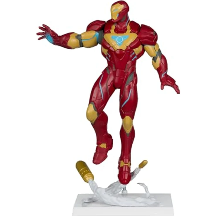 McFarlane Marvel Rivals Collection 1/6 Action Figure Iron Man, 28 cm, inkl. Zubehör und Comicbuch – Bild 3
