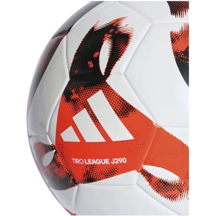 Adidas Unisex Kids Ball (Laminated) Tiro Junior 290 League Football, White/Black/Team Solar Orange, HT2424, 4 – Bild 4