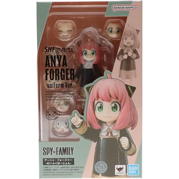 BANDAI Tamashi Nations – Spy x Family – Anya Forger (Uniform Version), S.H.Figuarts Sammelfigur, langlebig und strapazierfähig – Bild 2