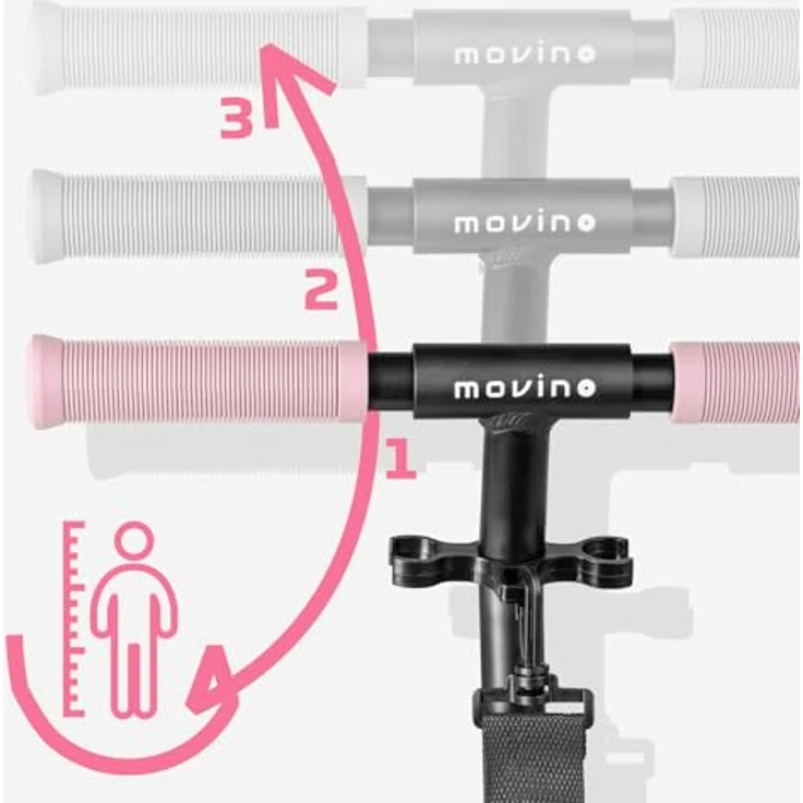 Movino Movino Infinity Scooter Pink – Bild 9