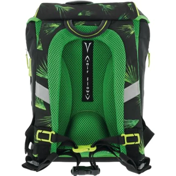 Herlitz Grundschulrucksack SoftLight Plus, Greenline Explorer, befüllt mit 18 Litern Volumen, ergonomisch, aus 68% recyceltem Material, GRS- und OEKO-TEX-zertifiziert, sicherheitsoptimiert mit Reflexmaterialien und FIDLOCK-Verschluss – Bild 4
