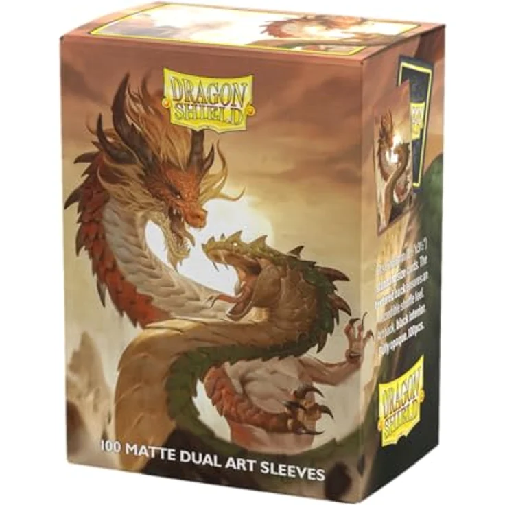 Dragon Shield Matte Dual Art Card Sleeves, 100 CT - Robuste TCG-Schutzhüllen in Wood Snake 2025 für Pokémon, Flesh & Blood, One Piece und Magic: The Gathering – Bild 1