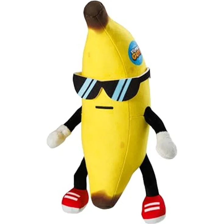 Boti Stumble Guys kuscheln Plüsch Bananen Guy, 20 cm - Weiches und kuscheliges Plüschtier für Stumble Guys-Fans, offiziell lizenziert