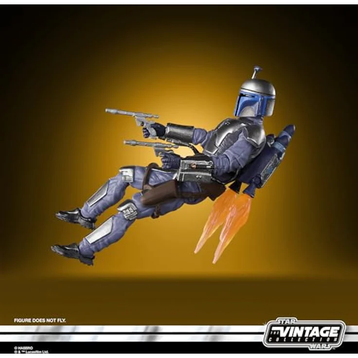 Star Wars The Vintage Collection Jango Fett, Deluxe Action-Figur mit 7 Accessoires, 9,5 cm, aus Star Wars: Angriff der Klonkrieger – Bild 3