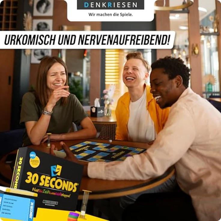 DENKRIESEN 30 Seconds® - Party- und Familienspiel ab 12 Jahren, 3+ Spieler, Bis zu 16 Spieler möglich - Deutsches Brettspiel mit 2400 Begriffen – Bild 2