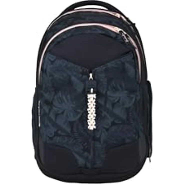 Satch Schulranzen MATCH Midnight Jungle, ergonomischer Schulrucksack mit 30 + 5 Litern, 4 Fächern und Your-Size-System – Bild 1
