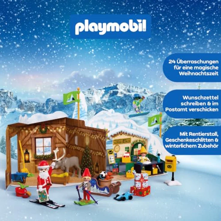Playmobil Adventskalender 72226, Nordpol mit spielerischem Weihnachts-Countdown für Kinder – Bild 3