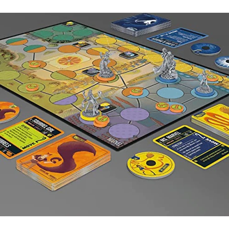 IELLO Unmatched Marvel: Teen Spirit, Brettspiel mit Marvel Comics Charakteren Cloak & Dagger, Ms. Marvel, und Squirrel Girl – Bild 4