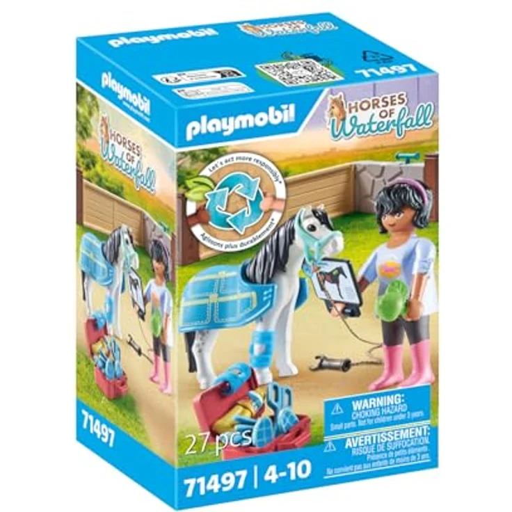 Playmobil® Konstruktions-Spielset Pferde-Therapeutin (71497), Horses of Waterfall, (27 St), Made in Europe – Bild 3