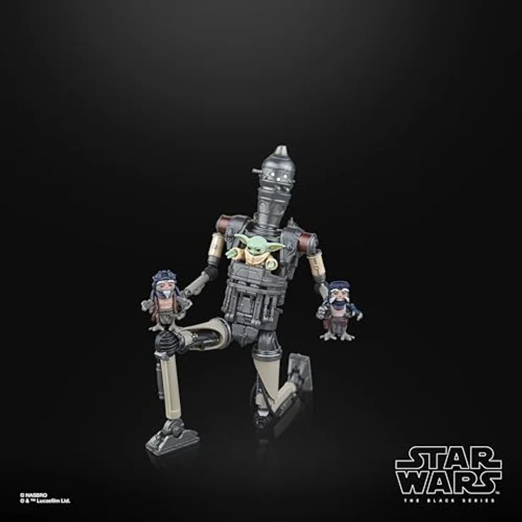 Star Wars The Black Series IG-12 & Grogu, Deluxe Action-Sammelfiguren 2er-Pack, 15 cm, mit 2 Anzellan Droidenschmied-Accessoires – Bild 5