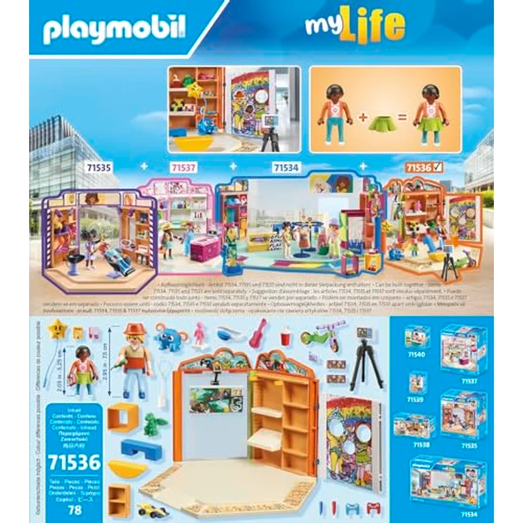 Playmobil® Konstruktions-Spielset Spielwarenladen (71536), My Life, (78 St), Made in Europe – Bild 5