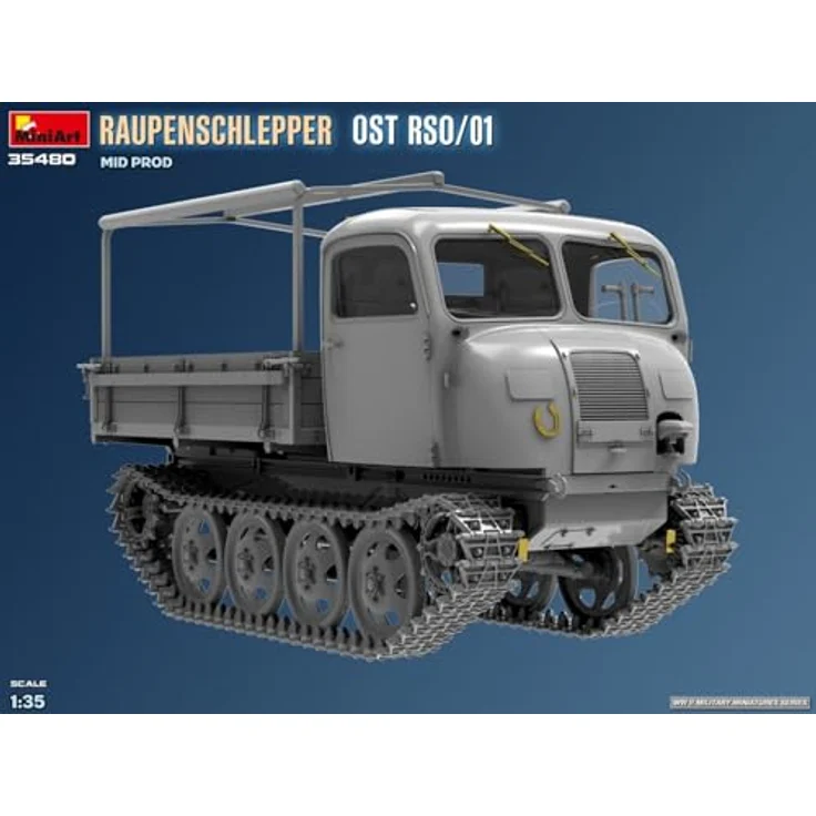 Mini art MA35480, 1/35 Raupen Shrepper OST RSO/01 Mid Model, detailierter Plastikmodell-Bausatz für Militärfahrzeuge – Bild 4