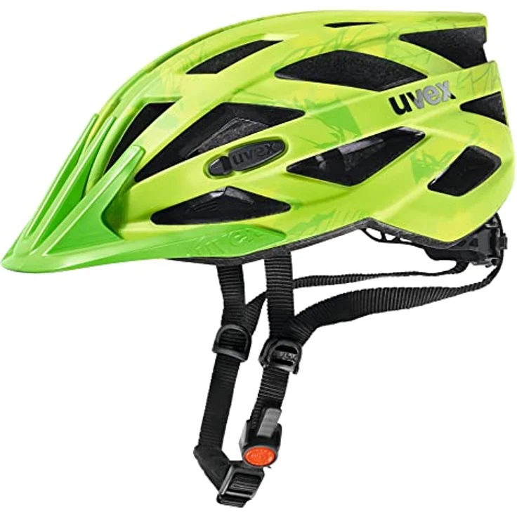 Uvex Fahrradhelm I-VO CC, grün (Green-Lemon Mat), leicht und schlagfest – Bild 1