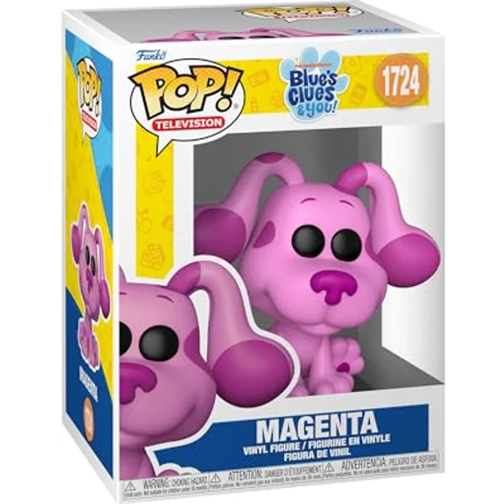 Funko Pop! Animation: Blues Clues - Magenta - Vinyl-Sammelfigur, 9,5 cm - Offizielle Handelsware für Sammler und Fans - Geschenkidee für Kinder und Erwachsene – Bild 1