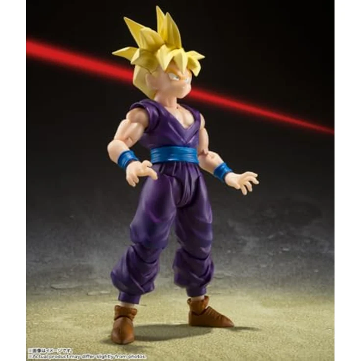 TAMASHII NATIONS Dragon Ball Z Super Saiyan Son Gohan, S.H.Figuarts Actionfigur, 10,9 cm groß, mit 4 Gesichtsausdrücken und 4 Händen, offiziell lizenziert – Bild 4
