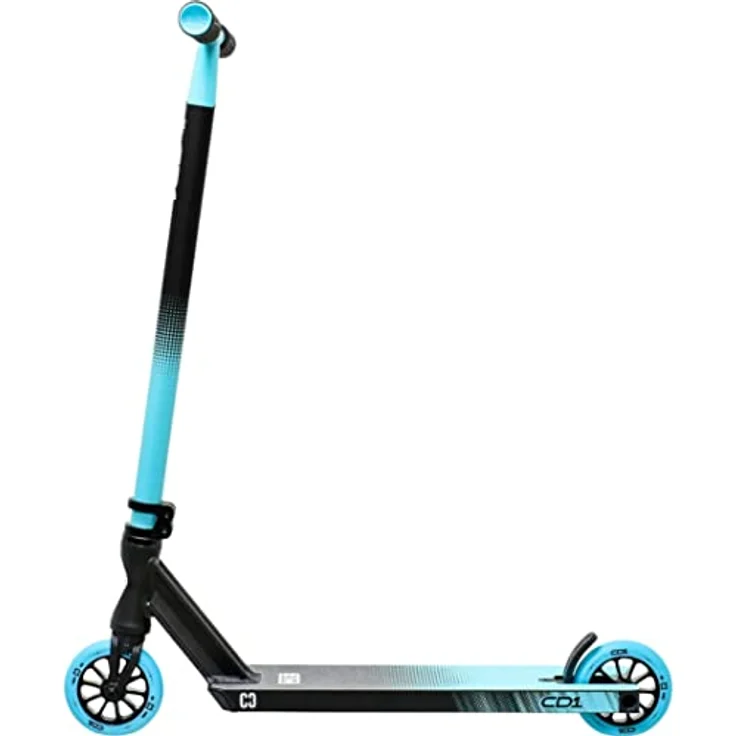 Fantic26 CORE Stunt-Scooter Trick Tret Roller 110mm Rollen I ABEC 9 I für Anfänger & Profi I Ab 5 Jahren I 78cm-95cm Höhe I + Fantic26 Sticker (Park CD1 H=78cm Türkis/Schwarz) – Bild 5