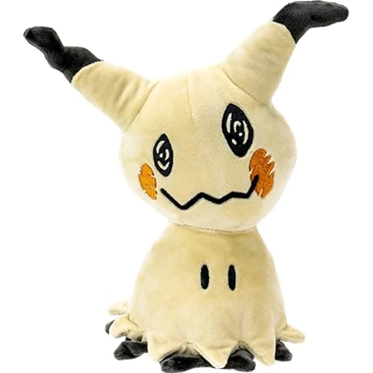 Jazwares Pokémon Plüsch Mimikyu, 20 cm Kuscheltier aus 100% Polyester mit realistischen Details – Bild 6
