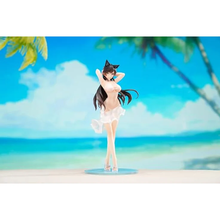 Apex Azur Lane Limepie Series PVC Statue Atago Summer March Ver. 23 cm, detailreiche Sammelfigur mit Base in Fensterbox – Bild 8