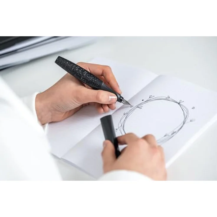 Pelikan Twist structure black & white, Trendschreibgerät für Rechtshänder und Linkshänder – Bild 8