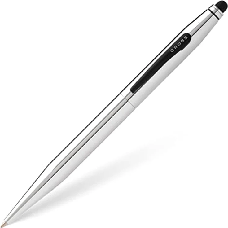 OTTO Füllfederhalter Tech2 Glanzchrom mit Stylus, Medium, schwarz, dokumentenecht – Bild 1
