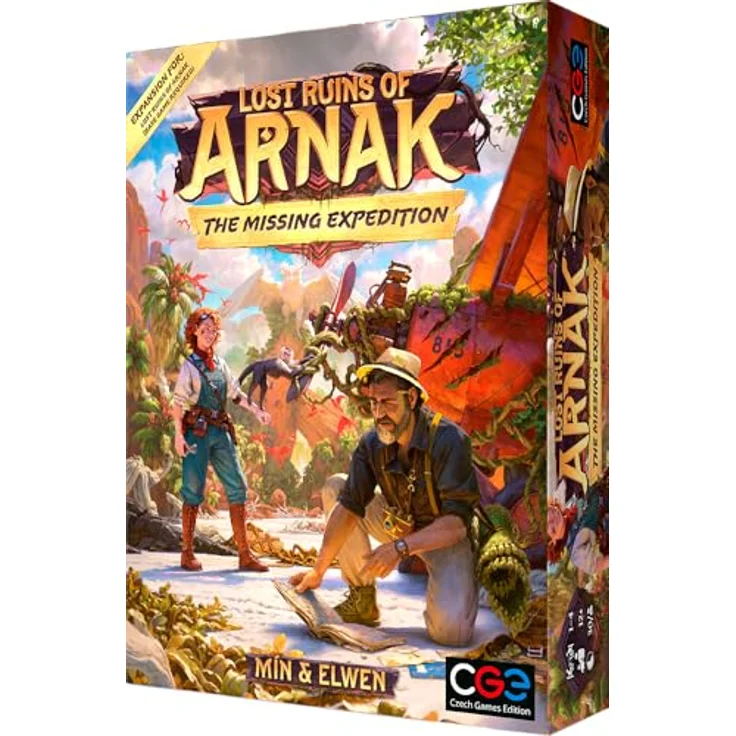 Czech Games Edition Lost Ruins of Arnak: The Missing Expedition (Expansion) - Erweiterung mit 2 neuen Expeditionführern, 2 neuen Forschungspfaden und zusätzlichen Karten, Englisch – Bild 3