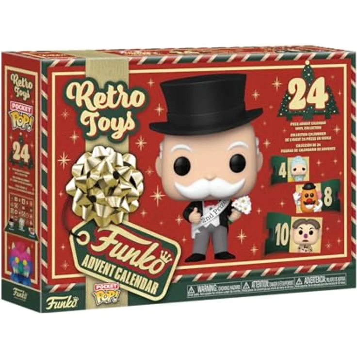 Funko Advent Calendar: Hasbro 2024-24 Tage der Überraschung - Vinyl-Minifigur Zum Sammelns - Mystery Box - Geschenkidee - Feiertage zu Weihnachten - Für Mädchen, Jungen und Kinder, Sammel- und Spielzeugkalender – Bild 1