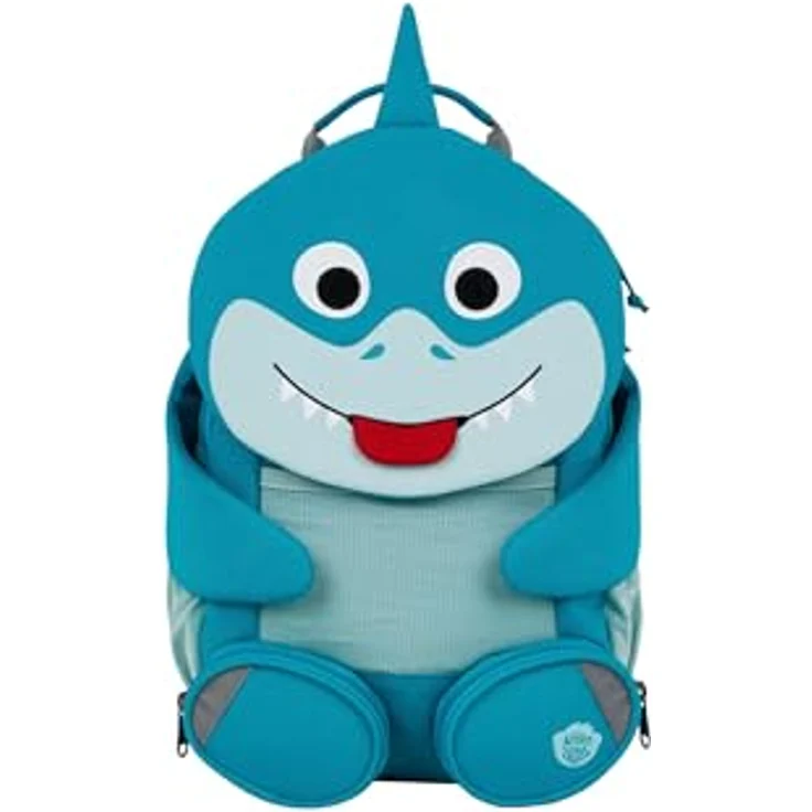 Affenzahn Grosser Freund Kindergartenrucksack, 31 cm, Grün, mit ökologischem Grünen Knopf und Trinkflaschenfach – Bild 1