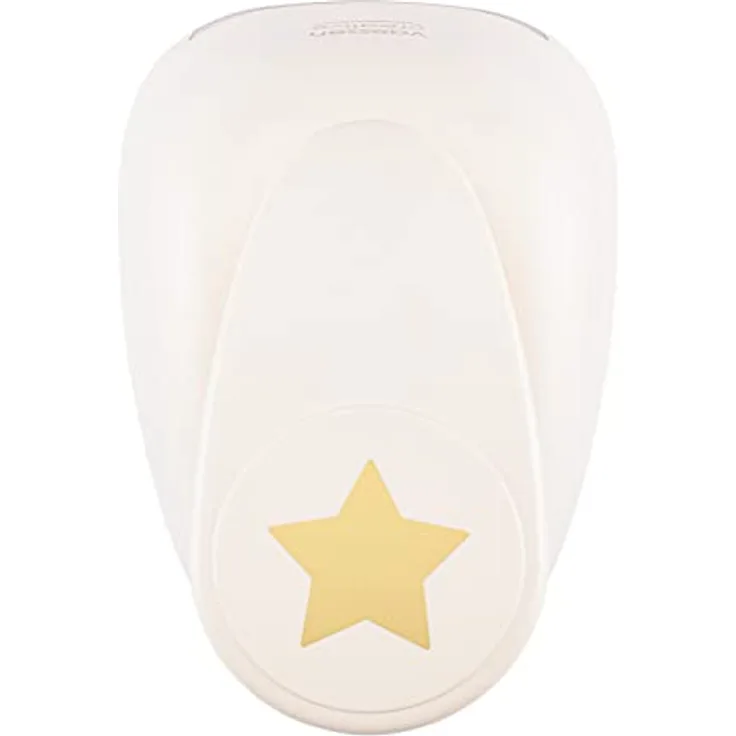 Vaessen Creative Motivstanzer Super Jumbo Stern, 7,5 cm, lila, ideal für Scrapbooking und Papierbastelarbeiten