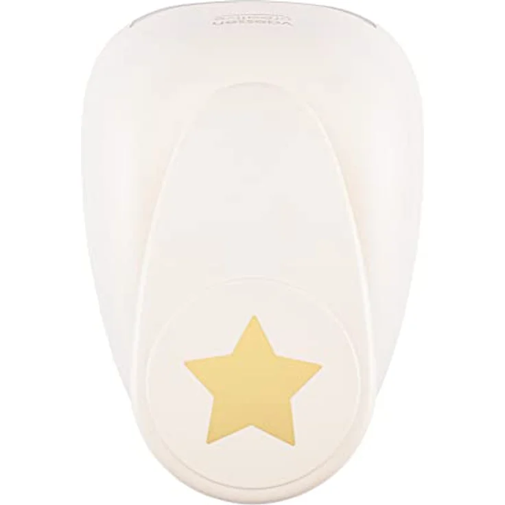 Vaessen Creative Motivstanzer Super Jumbo Stern, 7,5 cm, lila, ideal für Scrapbooking und Papierbastelarbeiten – Bild 1