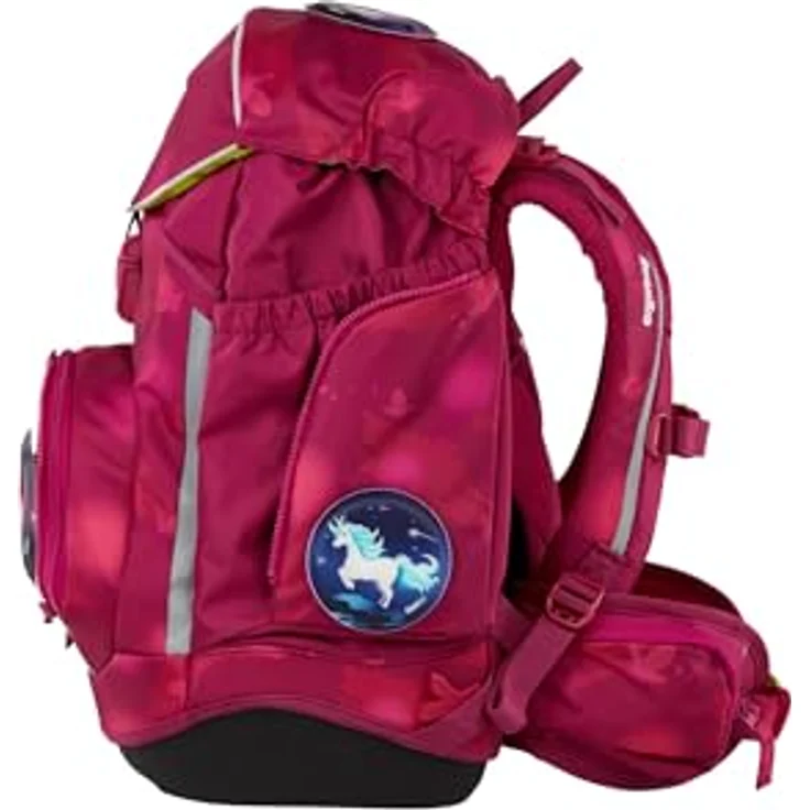 ergobag Pack Set, ergonomischer Schulranzen 6-teiliges Set für 1. Klasse mit gepolstertem Tragesystem, wasserdichter Bodenwanne und individualisierbaren Kletties, geeignet für Mädchen und Jungen – Bild 3