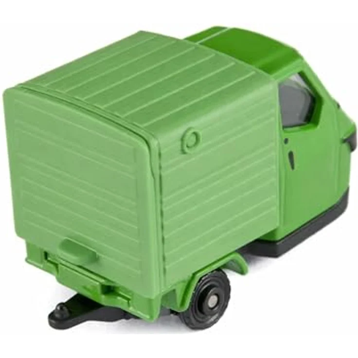 SIKU 1111 Piaggio Ape Verde, Modellfahrzeug mit zu öffnender Heckklappe für fantasievolles Stadtspiel – Bild 4