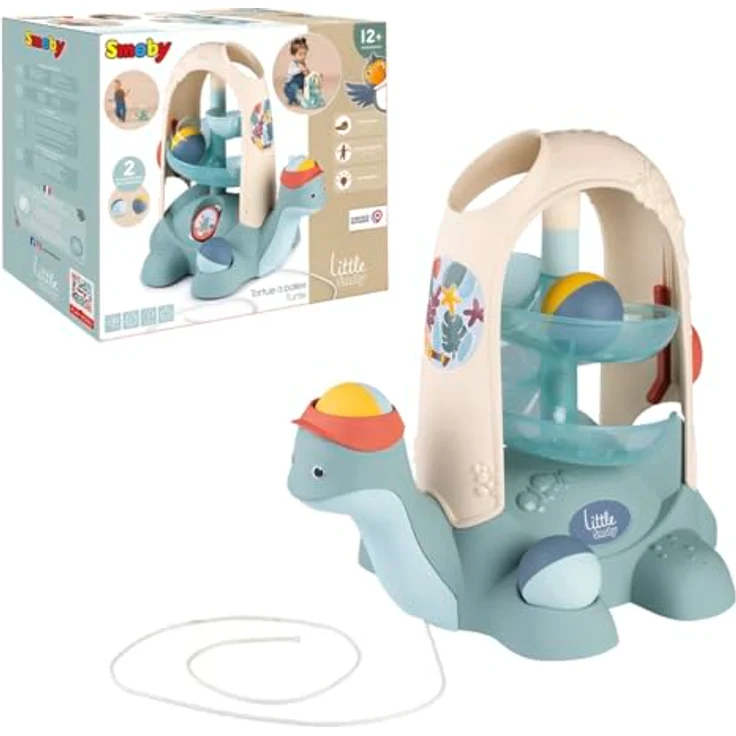 Smoby Kugelbahn LS Schildkröte, Made in Europe, kunterbunt – Bild 2
