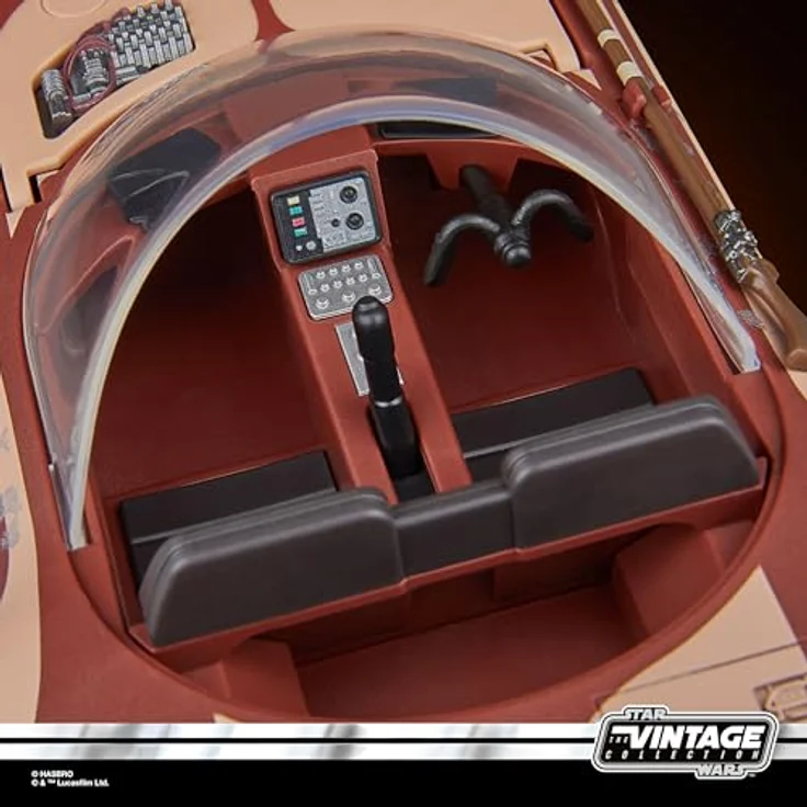 Star Wars The Vintage Collection Landspeeder & Luke Skywalker, Action-Figur 9,5 cm mit 7 Deluxe Accessoires und Premium Fahrzeug-Design, inspiriert von Episode IV: Eine neue Hoffnung – Bild 5