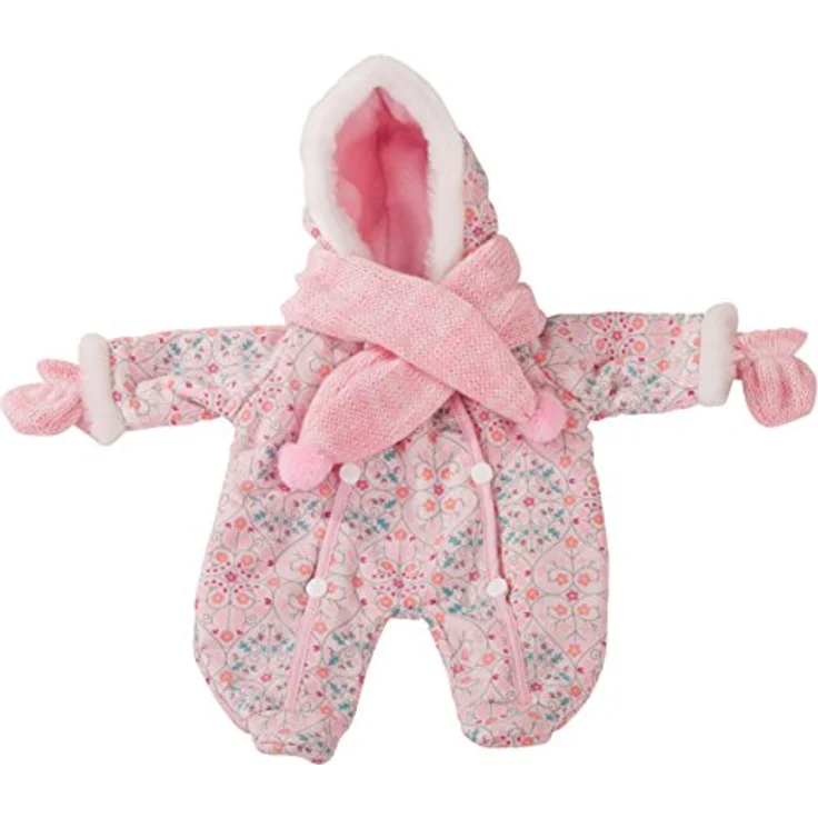 Götz 3402279 Schneeanzug warm eingepackt - Overall-Winterset Puppenbekleidung Gr. M - 3-teiliges Bekleidungs- und Zubehörset für Babypuppen 42 - 46 cm – Bild 2