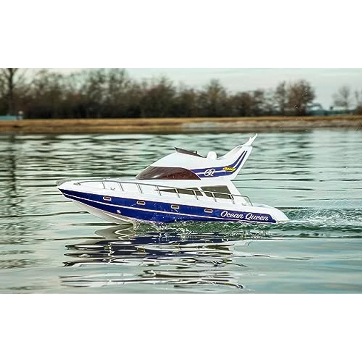 Carson 500108044 Ocean Queen 2.4G 100% RTR - Ferngesteuertes Boot, RC Boot, Ferngesteuertes Boot für Kinder und Erwachsene, inklusive Fernsteuerung – Bild 2