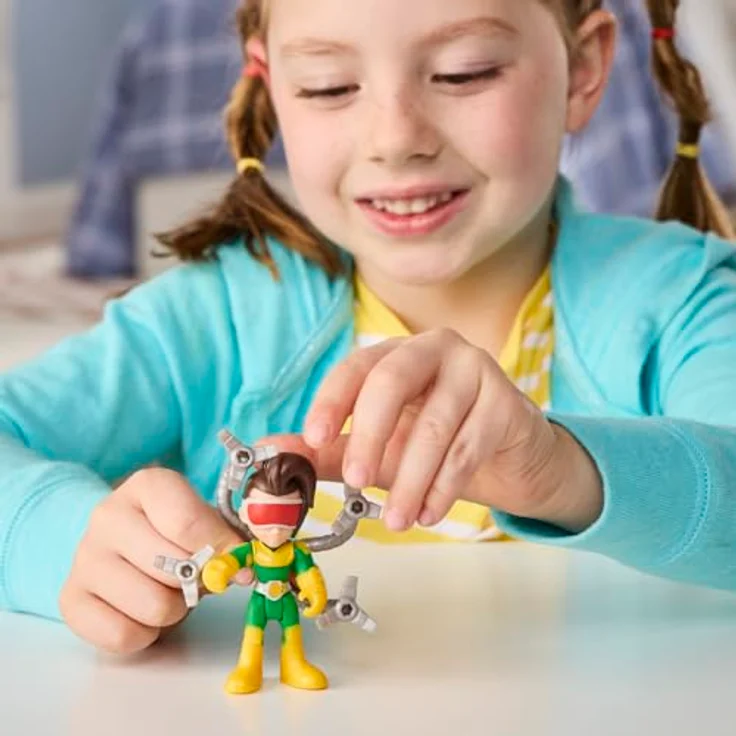 Spidey and his Amazing Friends Marvel Spidey und Seine Super-Freunde Doc Ock Action-Figur mit 4-Tentakel-Accessoire, 7,6 cm, für Kinder ab 3 Jahren – Bild 5